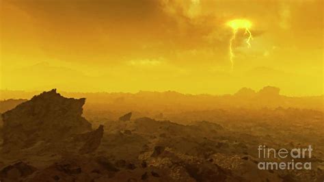 Surface Of Venus Photograph By Mark Garlickscience Photo Library Pixels