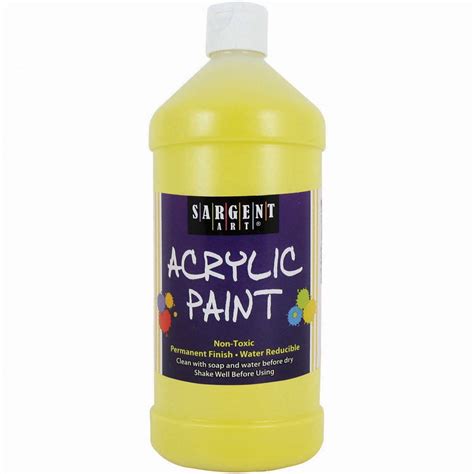 Acrylic Paint 32oz Yellow