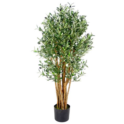 125cm Luxury Artificial Olive Tree Premium Range Leaf Artificial
