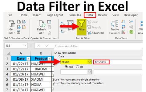 Data Filter In Excel Examples How To Add Data Filter In Excel