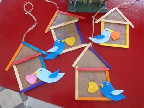 Birdhouse Craft Ideas Forreschoolersaper Template Easy Bird House