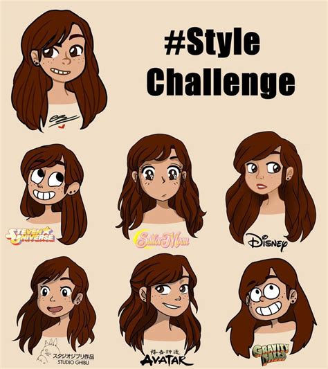 Different Cartoon Drawing Styles Image Result For Style Challenge