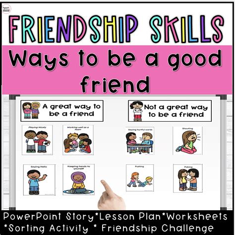 Preschool Activities About Friendship Ways To Be A Good Friend