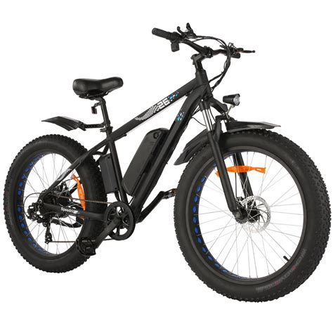 Ancheer 26 Inch Wheel 500w Fat Tire Electric Mountain Bike With Remova
