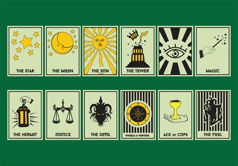 Tarot Set Vector Art Icons And Graphics For Free Download