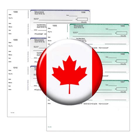 Pre Printed Canadian Personal Cheques Standard Printchecks Pro