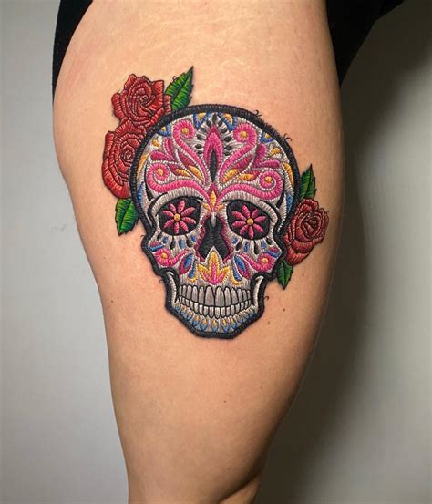 Colorful Skulls Tattoos