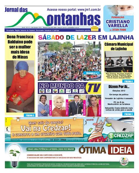 Edi O De Outubro De Jm Jornal Das Montanhas