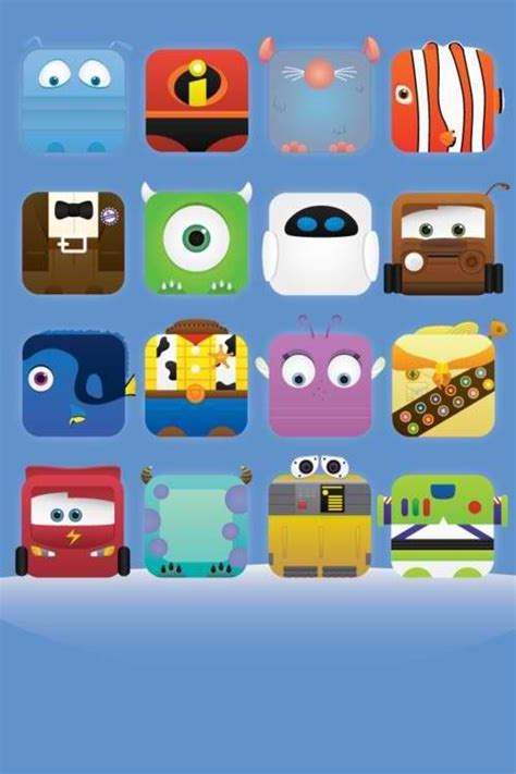 Disney Pixar Characters Iphone Wallpaper Iphone Pinterest Disney