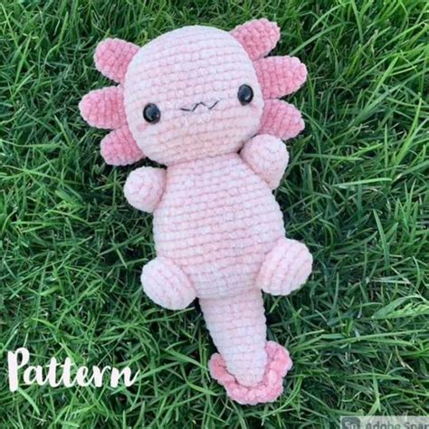 10 Adorable Axolotl Crochet Patterns
