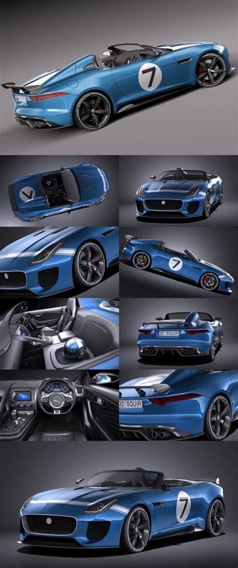 Jaguar Project 7 Concept 2016 Vray 3d Model Down3dmodels