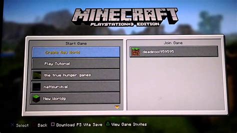 How To Join Minecraft Servers On Ps3 Youtube