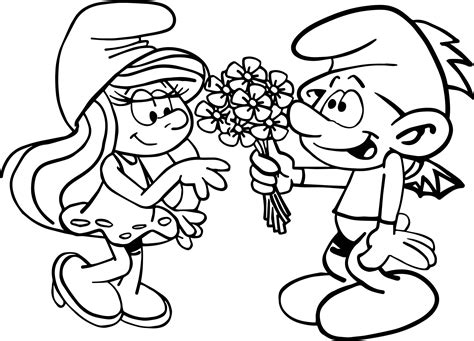 The Smurfs Coloring Pages At Free Printable