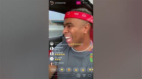 Prettyboyfredo Instagram Live With His Twin Youtube