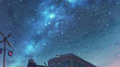 10 Kickass Anime  Starry Night Sky Wallpaper 1920 X 1080 Images