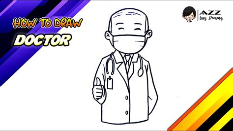How To Draw A Doctor Step By Step Youtube