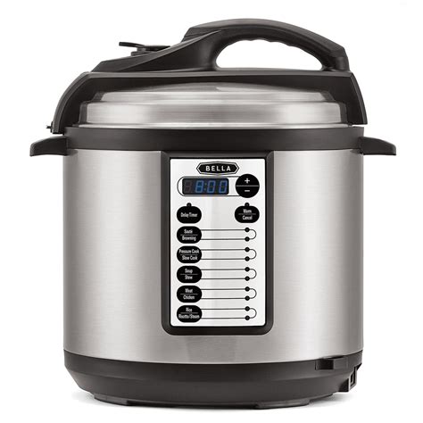 Bella 6 Quart Programmable Electric Pressure Cooker At