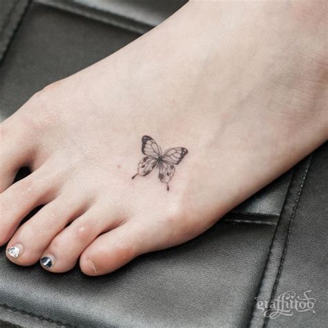 Butterfly Tattoo On Foot Best Tattoo Ideas Gallery