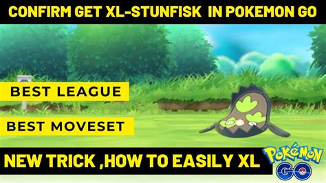 Get Confirm Lucky Xl Stunfisk Galarian Pokémon Go Best Moveset Prvn