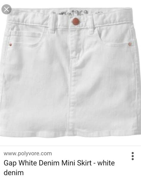 Pin By Dionne Eldridge On Denim White Denim Denim Mini Skirt White