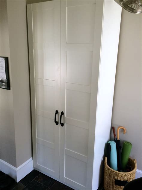 A wide variety of modern mudroom cabinet options are available to you, such as general use, wood style, and material. Image result for mudroom pax closet | Tall cabinet storage ...
