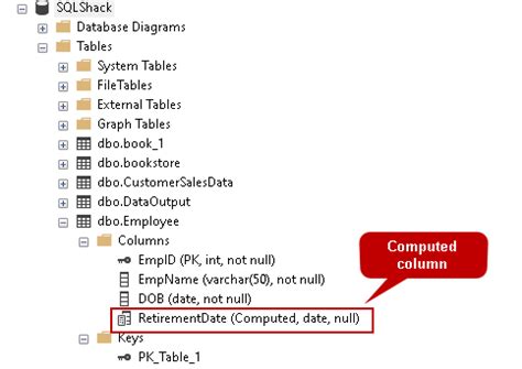 An overview of computed columns in SQL Server