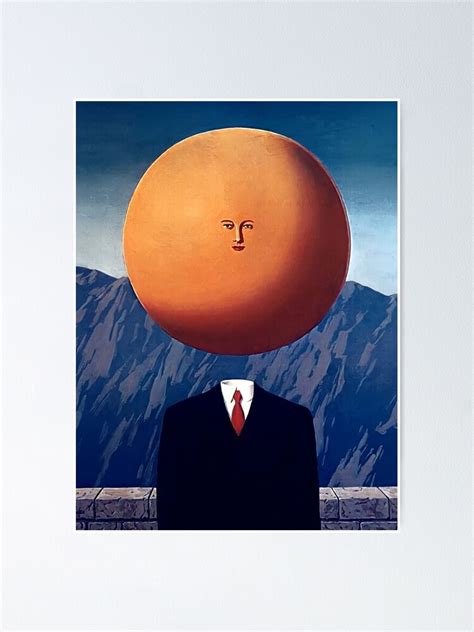 Póster René Magritte El Arte De Vivir De Lolc Redbubble