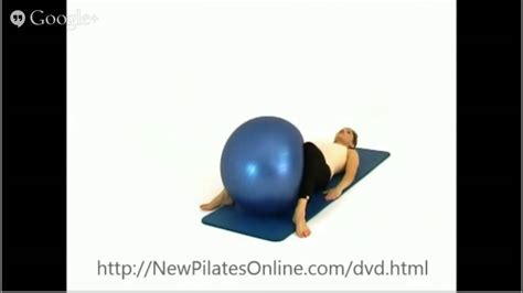 Pilates Ball Exercises For Back Pain Youtube
