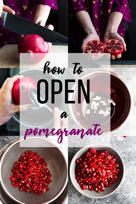 Jul 29, 2021 · to eat a pomegranate, first cut off the tip of the stem end with a knife. How to Eat a Pomegranate | Sweet Peas and Saffron