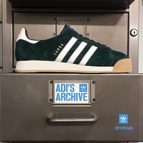 Buy Adidas Samoa Green Suede In Stock