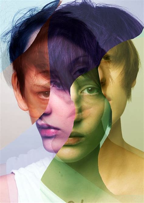 Color Photomontage Portraiture Portrait