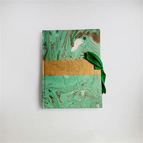 Green Marble Journal Impressive Crafts