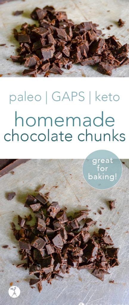 Easy Homemade Honey Sweetened Chocolate Chunks Great For Baking