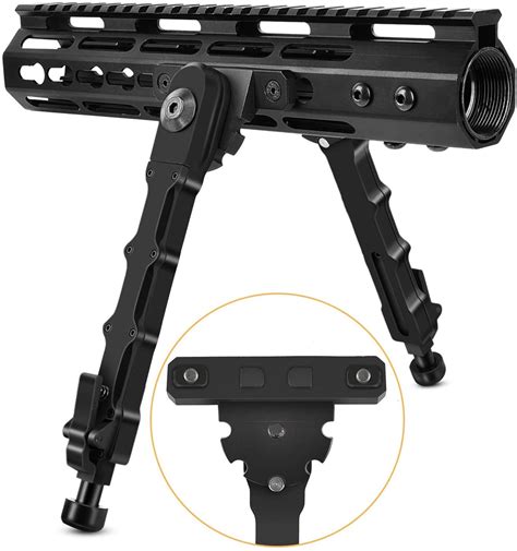 75 9 Inches Tactical Two Piece Bipod For M Lok Rail Bipodfactory