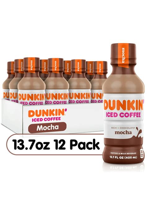Dunkin Donuts Iced Coffee In Bottled Coffee