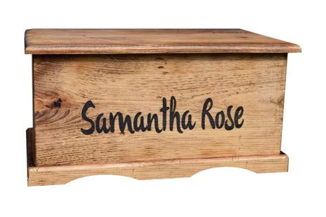 Laser Engraved Personalized Kids Toy Box Engraved Toy Box