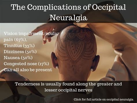 Cervico Occipital Neuralgia Infographic Occipital Neuralgia