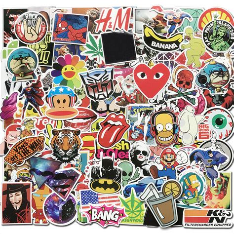 100pcs Sticker Pack Bomb Vinyl Graffiti Decal Dope Skateboard Luggage