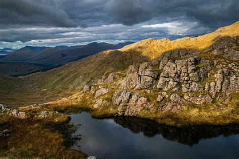 Dramatic Western Scottish Highlands Landscape Stock Photo Image Of