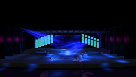 Stage Party Concert Fashion Catwalk T Station 3d Model Max Obj 3ds Fbx