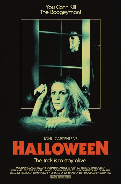 Beyond Horror Design Halloween John Carpenter 1978