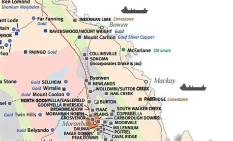 Map Reveals Locations Of Dozens Of Cq Coal Mines The Courier Mail