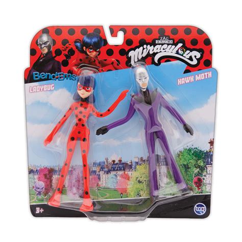 Bend Ems™ Miraculous Ladybug Vs Hawk Moth Pair Nj Croce Co Inc