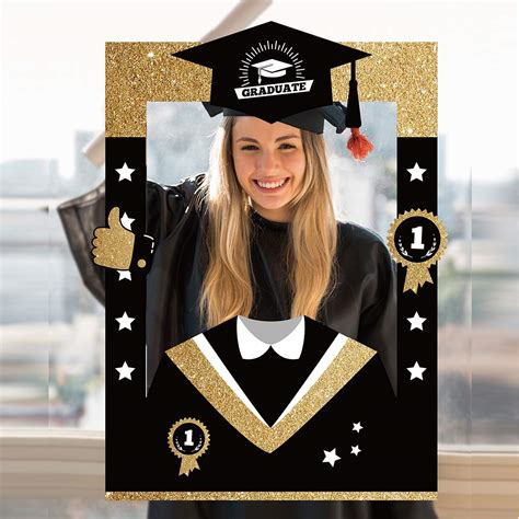 Buy Graduation Photo Booth Frameperfqu Selfie Graduation Photo Booth