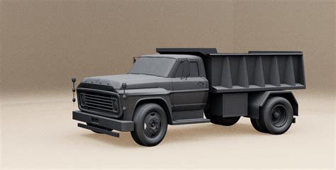 Ford Truck F600 3d Model By Frotondi