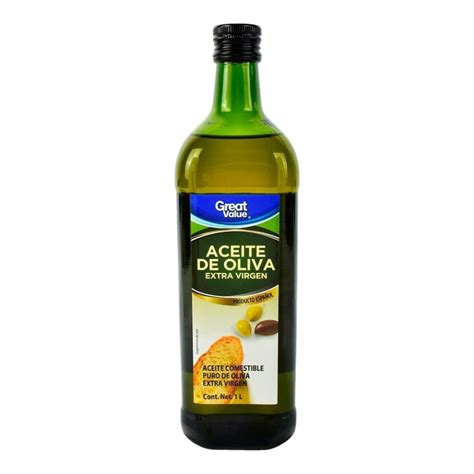 aceite de oliva great value extra virgen 1 l walmart