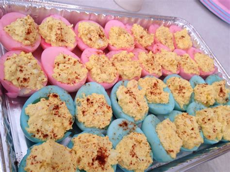 They're really very easy making since all you have to do is make a dough as well as the steamed potato filling. Pin by Latasha Hall on Gender reveal | Gender reveal party food, Gender reveal food, Baby reveal ...