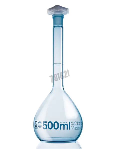 matraz aforado blaubrand® purprotect 250 ml equipo de laboratorio