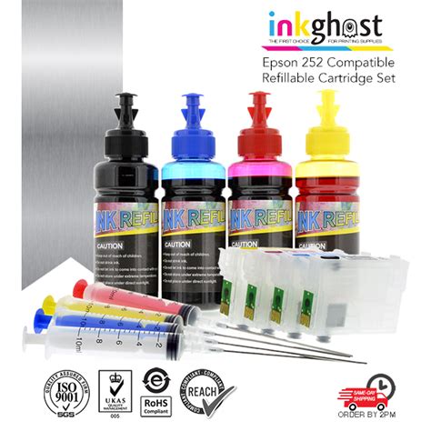 Some of the best epson ink cartridges are epson t664, epson t673 ink cartridge and epson t6641 ink cartridge if you are not sure about having epson ink cartridges, you might want to check out the products from hp, canon and brother. Ink 👻 Refillable Cartridges & Inks Alternative for 252 254 ...