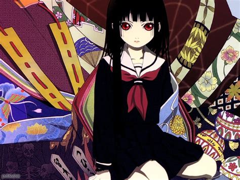 Descarga Gratis Jigoku Shoujo Colores Sexis Niñas Anime Fondo De